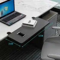 在飛比找momo購物網優惠-【RTAKO】電腦桌面延伸加長手托鍵盤架(免打孔電腦手托架 