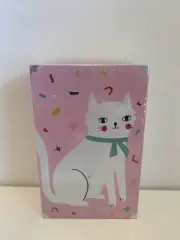 Anko Book Secret Safe Cat Pink Metal Case Glitter Kids Jewellery 18x11x5cm