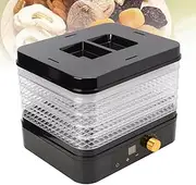 5 Tray Mini Electric Food Dehydrator, Household Food Meat Fruit Vegetable Food Dryer Dehydration Air Dryer Intelligent Dehydrator, Adjustable Temperature Control from 35-70°C, for Jerky, Meat, Fruit