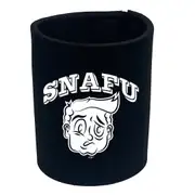 Snafu Face - Funny Novelty Stubby Holder