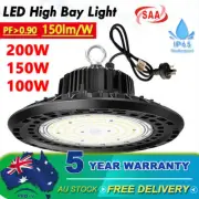 10 pcs 100W 150W 200W UFO LED High Bay Light SAA IP65 150LM/W 5 Years Warranty