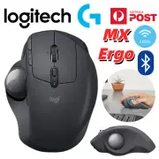 LOGITECH Wireless Mouse MX Ergo Bluetooth Mice Optical 2.4GHz USB Receiver PC AU
