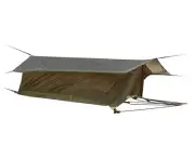 Jungle Hammock with Mosquito Net and Rain Fly Roof – Portable and Olive Drab