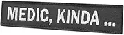 [LEGEEON] Medic Kinda Name Tape 1x5 Morale Tactical Military Fastener Patch