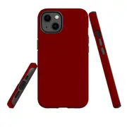 For iPhone 13 Case, Shielding Back Cover,Maroon Red