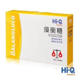 Hi-Q health 『藻衡糖專利平衡配方粉劑』(30包/盒)買3盒送1盒