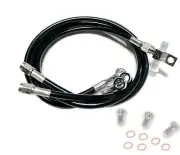 Streamline Steel Braided Front Brake Lines Stock Length Smoke Raptor 700 660