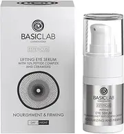 BasicLab Lifting Eye Serum | 15 ml | Day & Night, for Women, Under Eyes and Eyelids, Nourishes and Tightens