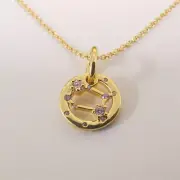 Zodiac Necklace-60cm pandora Golden Plated Gemini