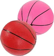 2pcs Mini Toy Basketball for Toddlers Small Basketball Ball Made of Plastic for Boys and Girls Random Color