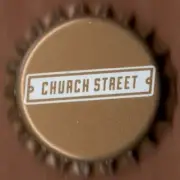 USA Plastic Lined Beer Crown Bottle Cap: Church Street Brewing