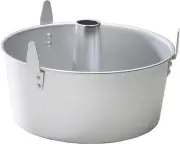 Nordic Ware USA Naturals Aluminium 2-Piece Angle Food Cake Pan, 24 x 24 x 11 cm