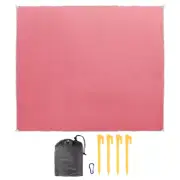 78"x78" Sand Proof Lightweight Beach Blanket, Sand Free Beach Mat, Pink