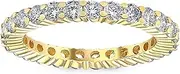 [P3 POMPEII3] 14k yellow-gold round-brilliant-shape J-K-L white-diamond