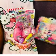 Hello kitty 50 x 70 throw unicorn throw with furry journal, pom pom pen journal
