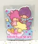 【震撼精品百貨】Little Twin Stars KiKi&LaLa 雙子星小天使~海綿貼紙-粉色#96214