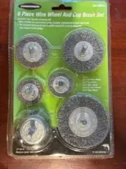 6 Pieces Wire Wheel And Cup Brush Set * By WARRIOR *