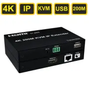 4K USB HDMI KVM Extender over IP 200M over cat5e/6 Ethernet Cable Point to Point
