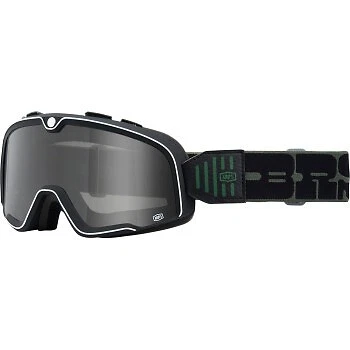 100% Barstow Goggles Kalmus Smoke Lens - Adult Size - Offroad ATV MX