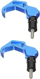 Gatuida 2pcs Electric Car Hook Motorcycle Stand Motorcycle Helmet Holder Motorbike Hanger Holder Hook Scooter Hooks Motorbike Helmet Hook Motorbike Hanging Hook Aluminum Alloy Blue