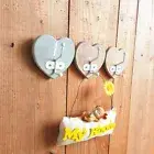 Wall Key Hanger Bathroom Towel Hanger Decoration Key Holder Adhesive Wall Hooks