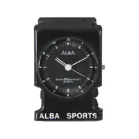 在飛比找蝦皮購物優惠-石英錶 [ALBA 601354] 雅柏 塑膠扣時尚錶[黑色