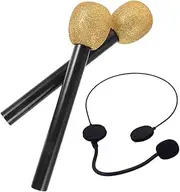 Retro Fake Microphone Speaker Kit for Boys and Girls Sparkling Glitter Karaokefor Props for Parties