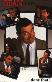 ENTERTAINMENT POSTER~Rowan Atkinson Mr Bean Been There, Done That Collage Funny~