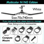 70*740mm 28.6mm Carbon Mountain Bike Integrated Handlebar -8 /-17 /-25 Degree