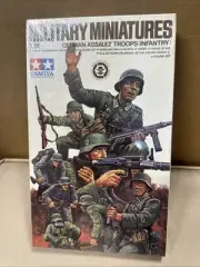 Tamiya German Assault Troops Infantry WWII 1/35 Model Kit New Sealed