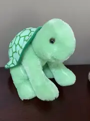 Aurora Green Turtle Tortoise 12" Soft Plush Stuffed Animal Toy Neon Green #50190