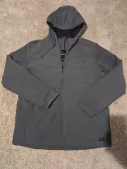 Travis Mathew Mens Every Amenity Full-Zip Jacket Gray Size XXL