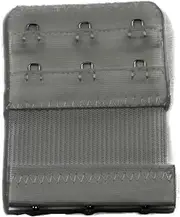 [Generic] 3 x Elastic Bra Extender Assorted Hooks and Colour Extenders One Size 3-Hook White Accessory