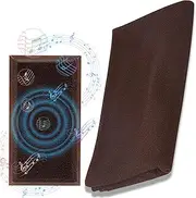 Kalevel Subwoofer Speaker Grill Cloth Brown Speaker Grill Cloth Fabric Protective Subwoofer Cover for Stage Speakers Decoration