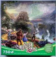 Ceaco – The Wizard of Oz - 750 Piece Glitter Jigsaw Puzzle, New-Sealed Box!