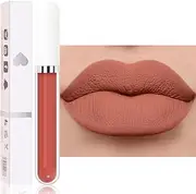 RUNQHUI Hydrating Lip Gloss for Women Non Sticky Shiny Matte Finish Long Lasting Lipstick Moisturizing Lip Glaze Beauty Makeup Type 1 One Size
