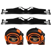 Wheel Alignment Tool, Stainless Steel Wheel Fitment Kit, Measuring Tape Plates, Automotive Supplies, Tire Repair Accessories for Women, Men, Adults, Car Maintenance