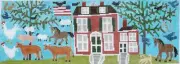 Plantation Sampler Hand Painted Needlepoint Canvas