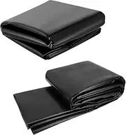 Pond Liner Foldable Fish Pools Membrane 1x6m 2x3m 3x4m 4x6m 5x8m Heavy Duty Underlay Garden Impermeable Pond Lining for Streams Fountains Waterfall, Black(1x6m(3.3x19.7ft))
