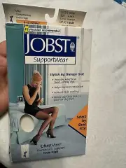 Jobst 8-15 Ultrasheer Support Compression Stockings 4.5-6.5 Knee Hi White New
