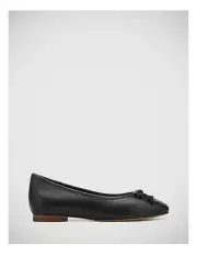 [Wittner] Aleisha Leather Flat Shoes in Black