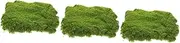 HANABASS 3pcs Artificial Turf Mat for Miniature Gardens Realistic Faux Grass for Table Decor and Non-Fading Landscape Decoration