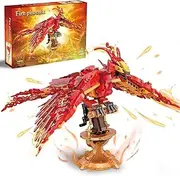 Magic Fire Phoenix Building Block Set, Phoenix Collection Model for Adults, Ideas Building Toy Gifts for Kids Boys and Girls Ages 8+, Easter Decor Gifts(938 PCS)