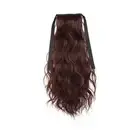 Long Wavy Wigs Synthetic Curly Ponytail Drawstring Ponytail Wavy Hair pieces