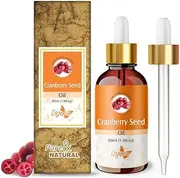 Crysalis Cranberry Seed (Vaccinium Subg. Oxycoccus) Oil|100% Pure & Natural Undiluted Carrier Oil Organic Standard for Skin & Hair Care |Therapeutic Grade, Aromatherapy- 50ML with Dropper