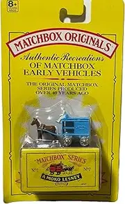 1993 Matchbox Originals Limited Edition Collectors' Series I 1:72 Scale Diecast Vehicle with Authentic Collector Box: Horse-Drawn Milk Float No.7