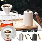 600ml Gooseneck Kettle Coffee Pot Stainless Steel Hand Pour Over Tea Milk Pot