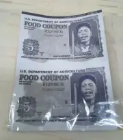 2024 Funny Tyrone Biggums Food Coupon Credit Card Sticker New Set Of 2 COMBO