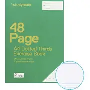 Studymate A4 70gsm 24mm Dotted Thirds Exercise Book 48 Page
