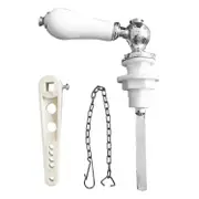 Wc Tool Lavatory Ceramic White Toilet Cistern Lever Flusher Victorian Style p20241126911 S2024123016